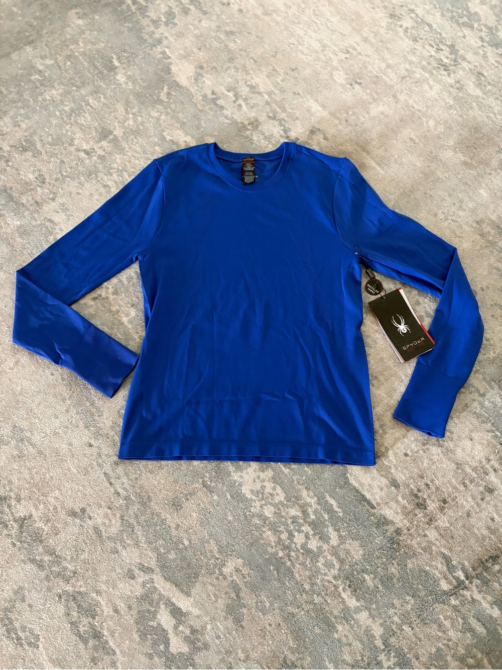 New Spyder Ladies Small Active Crew in Royal Blue